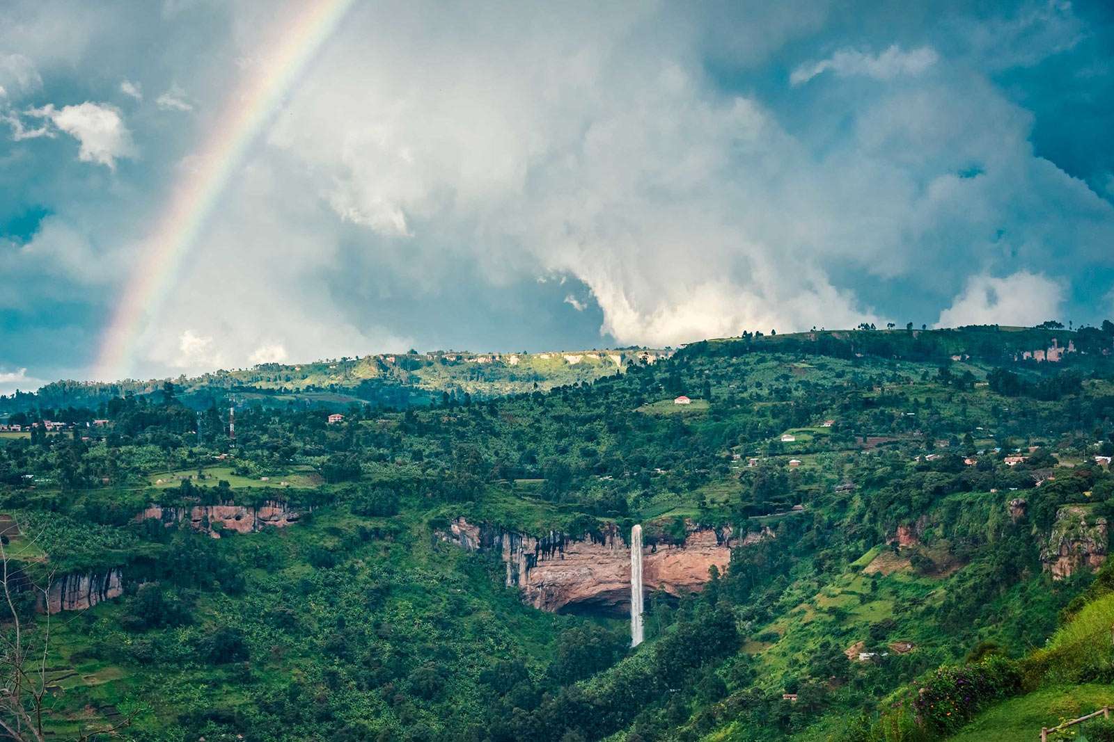 Sipi Falls on Mount Elgon in eastern Uganda