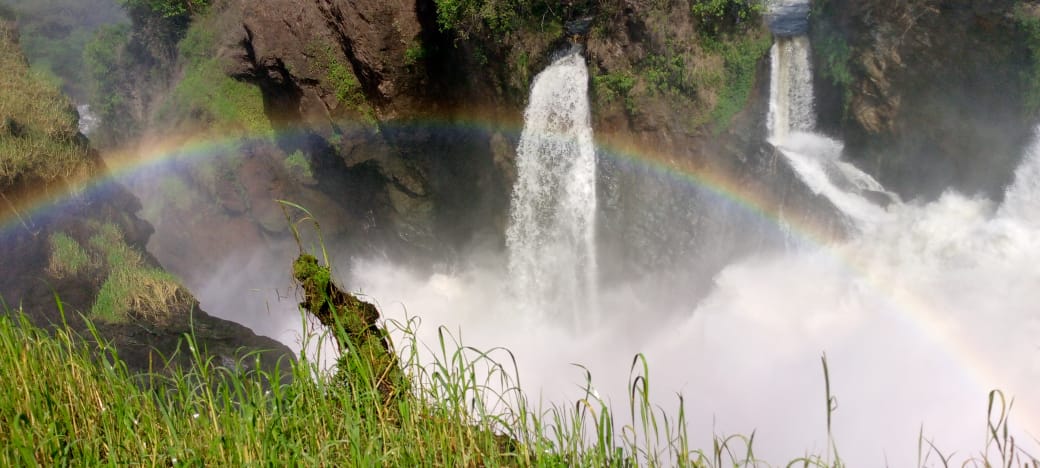 Murchison Falls and rainbow
